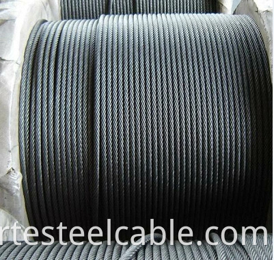 steel towing wire rope ungalvanized 6X36